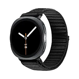 Nylon Armbånd Samsung Galaxy Watch 8 44mm Sort