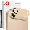 iPhone Air Kameransuoja Karkaistu Lasi Metalli  Kulta