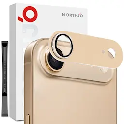 Kameraskydd Härdat Glas Metall iPhone Air Guld
