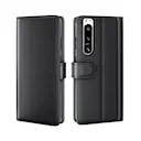 Ægte Læderetui Sony Xperia 5 IV Sort