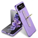 Samsung Galaxy Z Flip 4 skal med ringhållare lila