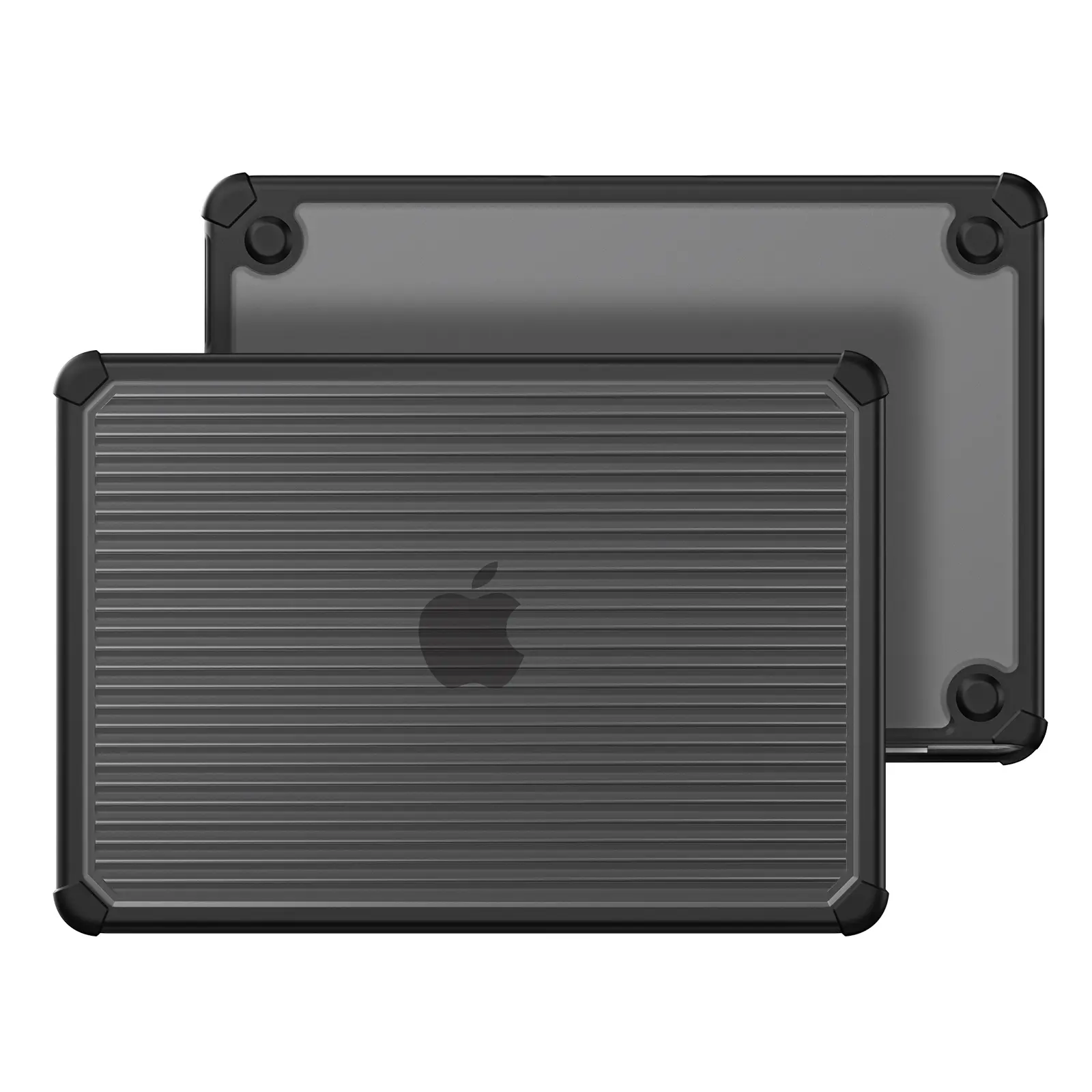 Räfflat hybridskal Apple MacBook Neo 13 2026 Matt svart