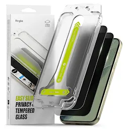 Google Pixel 10 Pro Anti-spy Skjermbeskytter i glass med monteringsram (2-pack)
