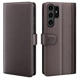Ekte Lærveske Samsung Galaxy S24 Ultra Brun
