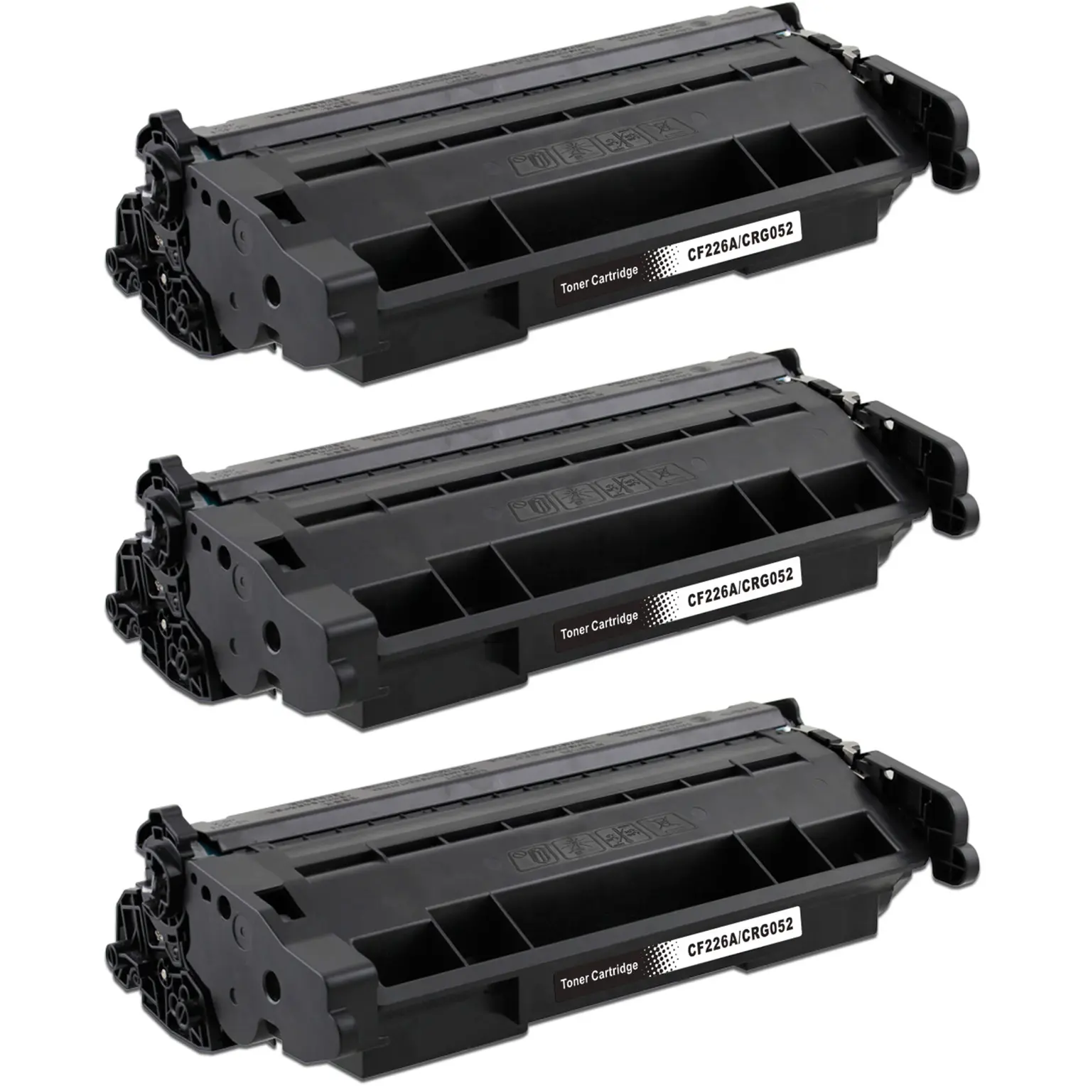 3-pak Toner  HP LaserJet Pro M402dw - erstatter HP 26A / CF226A, Sort, 3100 sider
