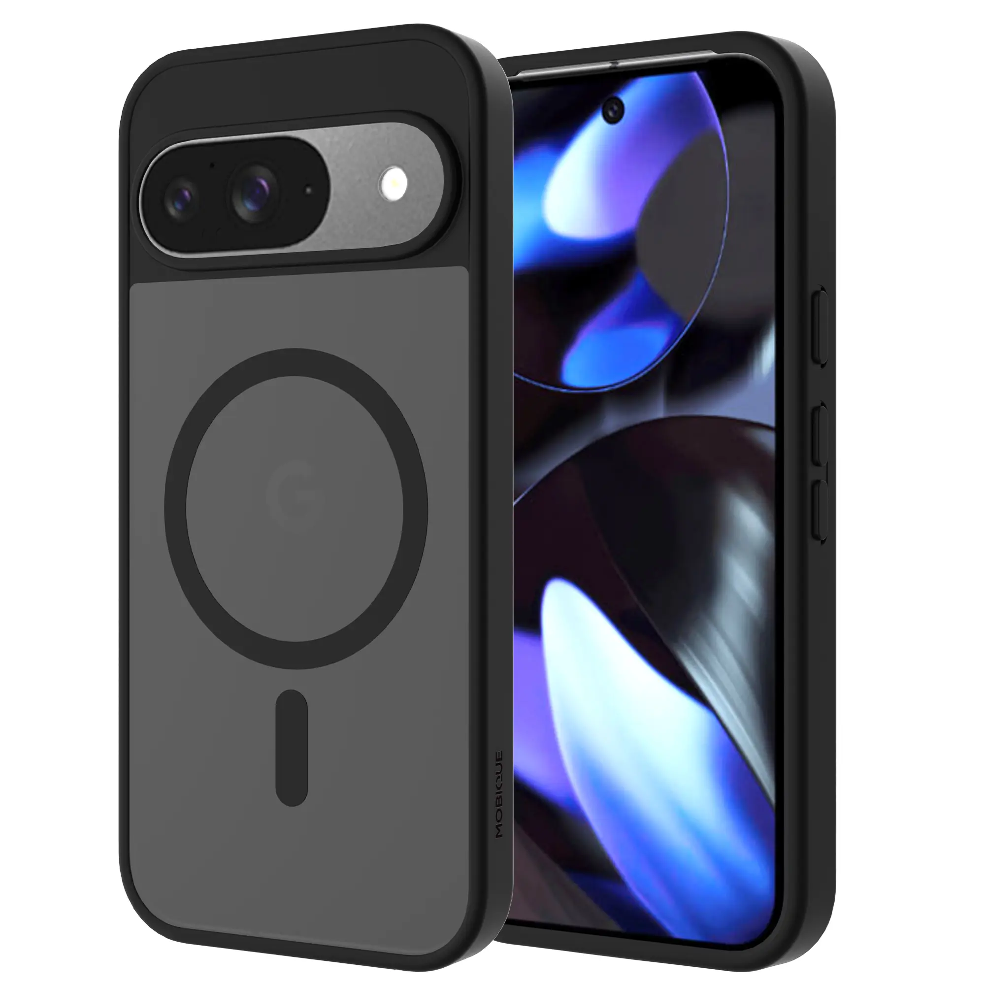 Magnetic Hybrid Skal Google Pixel 9 Pro Frosted Black