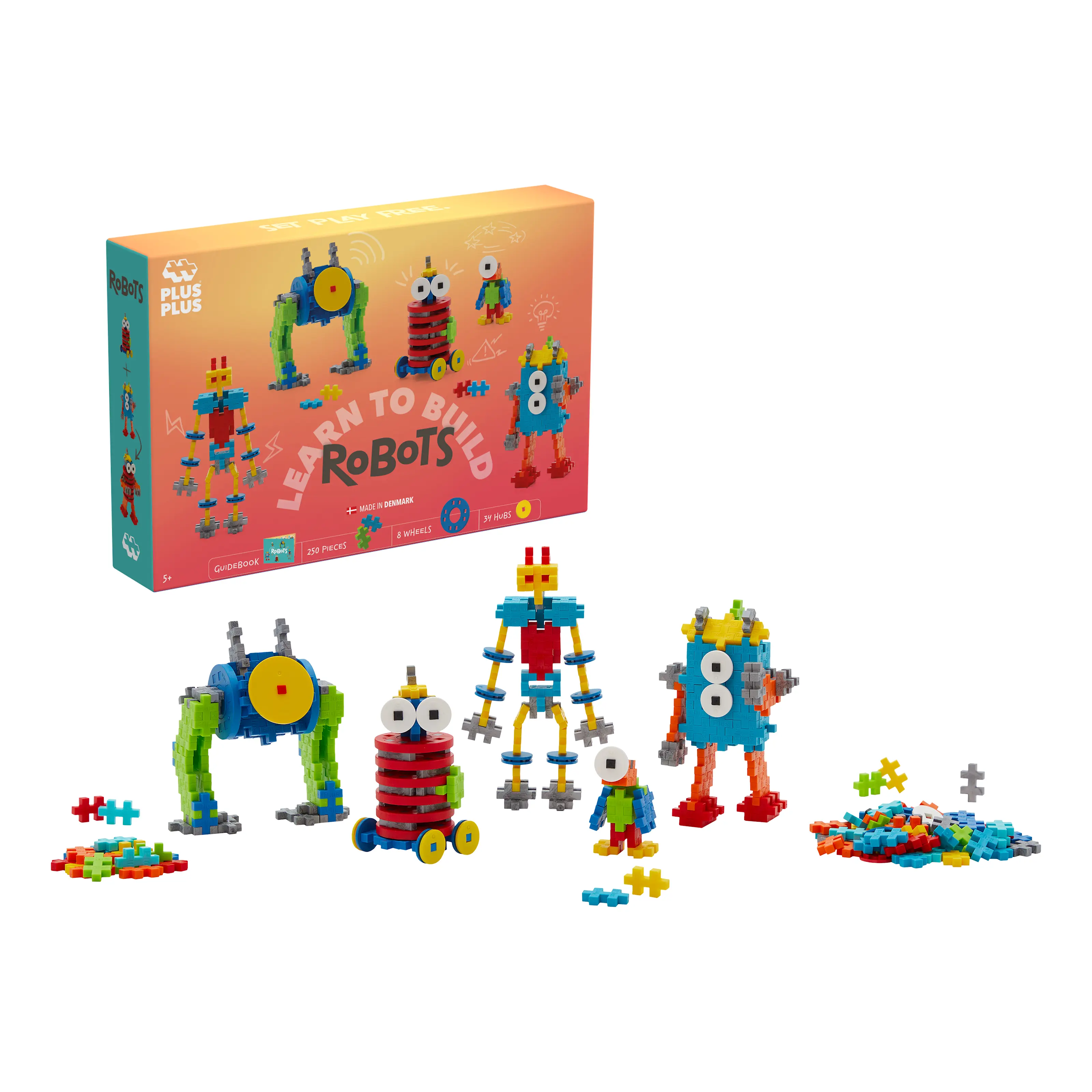 Learn to Build Rakennuspalikat 250 osaa - Robotit