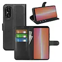 Sony Xperia 5 V Enkelt mobiletui, Svart