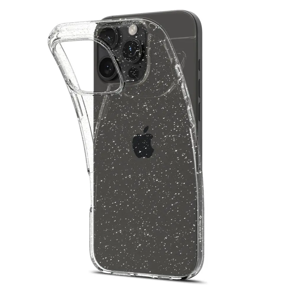 Case Liquid Crystal iPhone 16 Pro Glitter Crystal