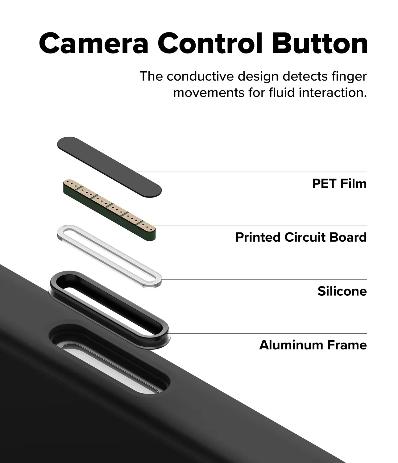 Silicone Magnetic Case iPhone 17 Pro Black