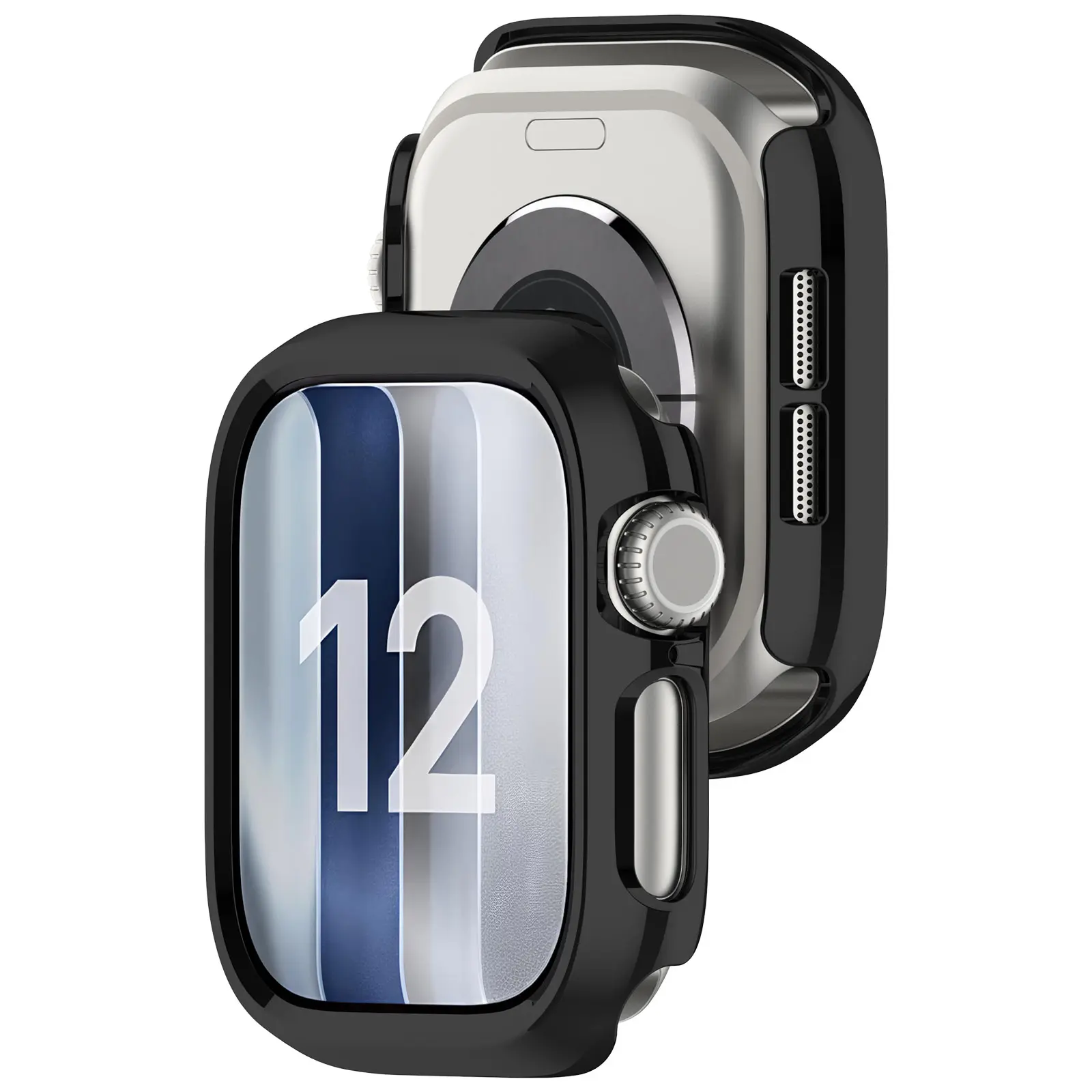 Hårdskal Apple Watch Series 12 43mm Svart