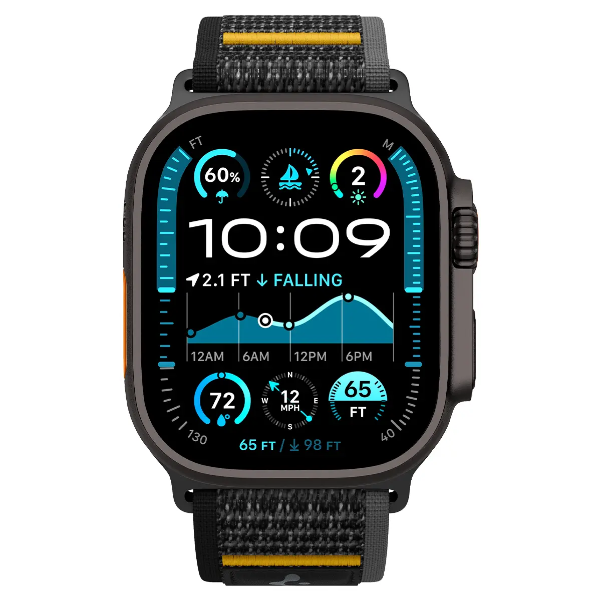 Athlex Air Apple Watch Ultra 49mm 1st Gen Active Black