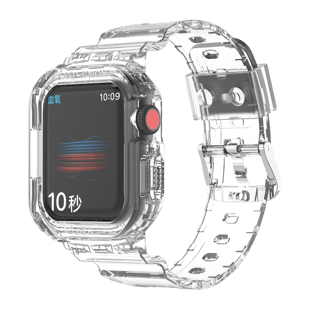 Apple Watch SE 3 40mm Crystal Deksel + Reim gjennomsiktig