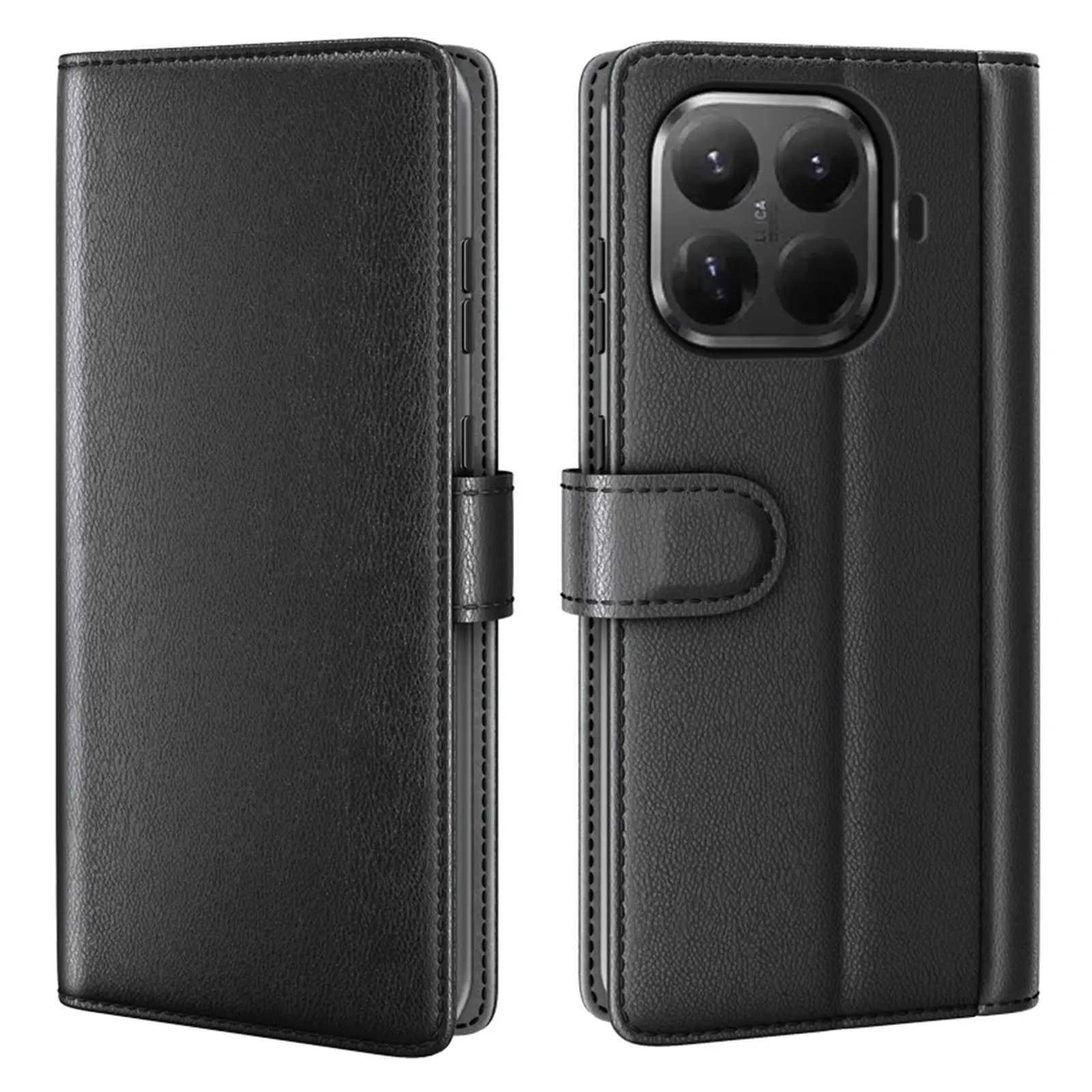 Äkta Läderfodral Xiaomi 17T Svart