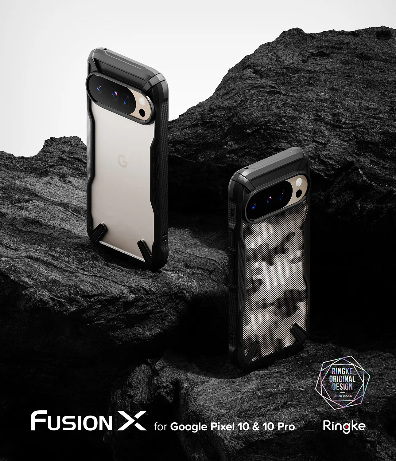 Fusion X Case Google Pixel 10 Camo Black