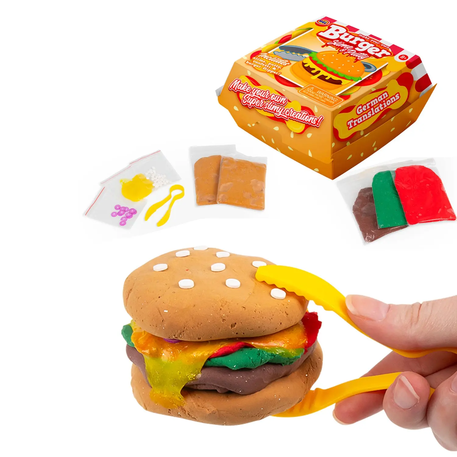 Burger Make Your Own Slime & Putty