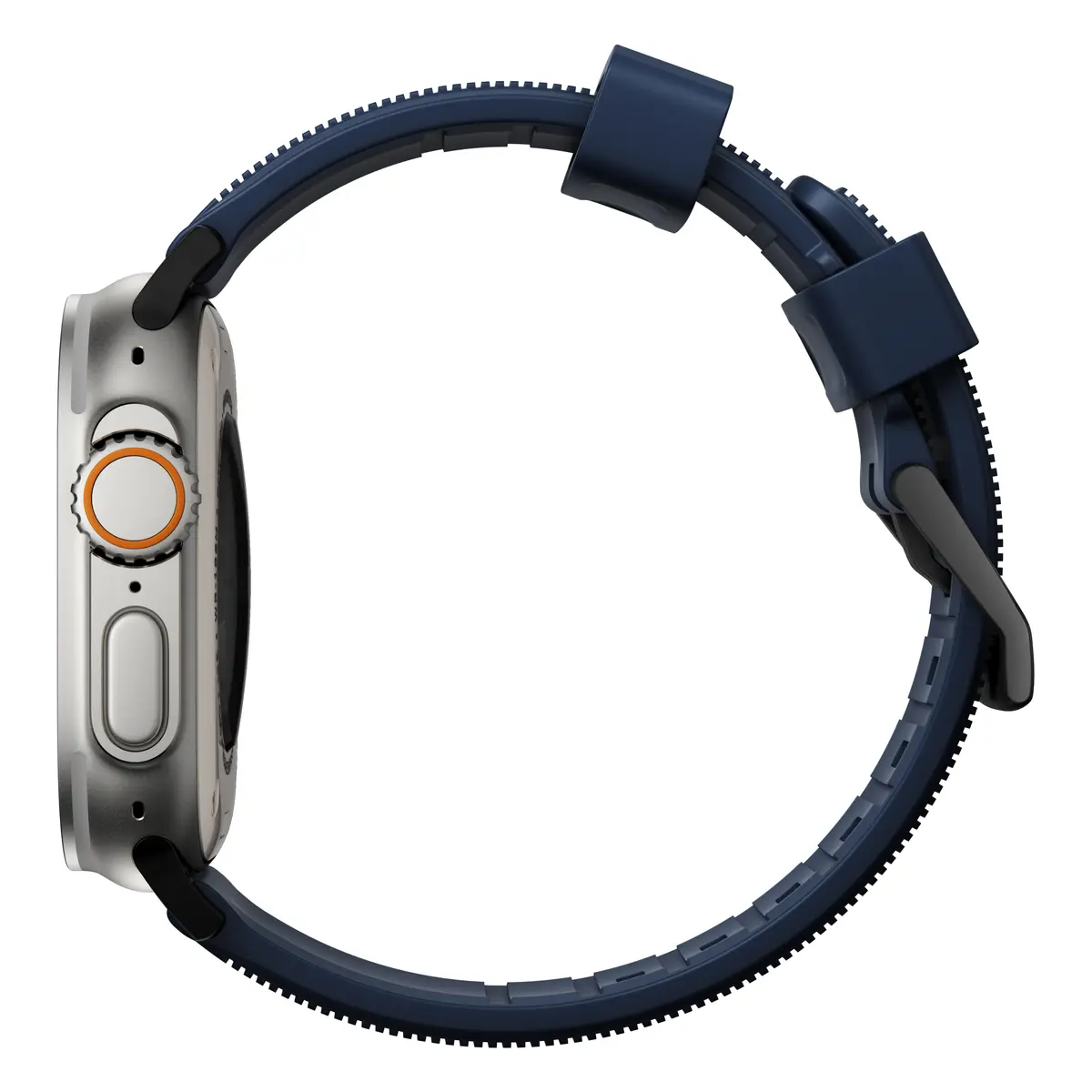 Apple Watch Ultra 49mm 3rd Gen Rugged Band Atlantic Blue (Black Hardware)