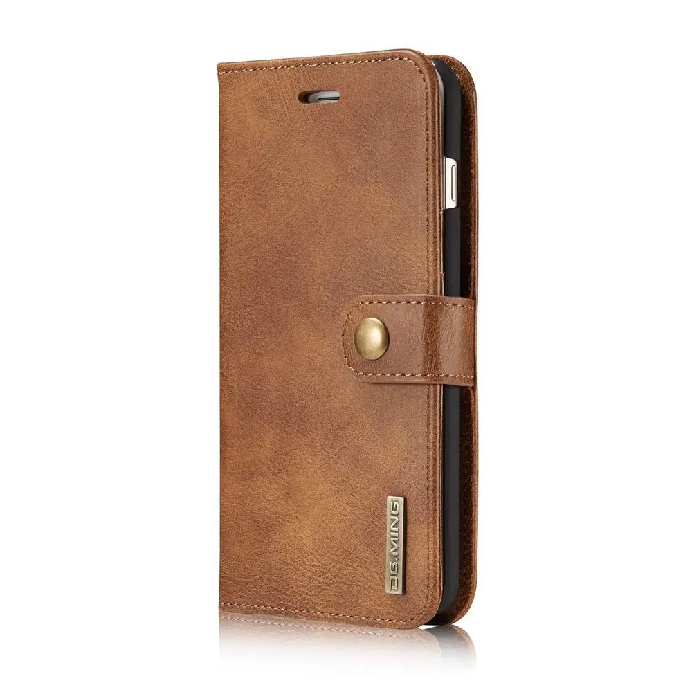 Magnet Wallet iPhone 7 Plus/iPhone 8 Plus Cognac
