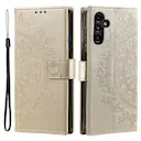 Læderetui Mandala Samsung Galaxy S25 FE Guld