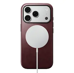 iPhone 18 Pro Modern Case Horween Leather MagSafe Burgundy