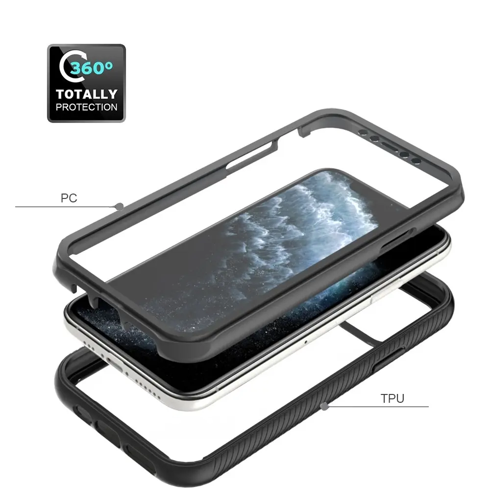 Full Protection Case iPhone 11 Pro Svart