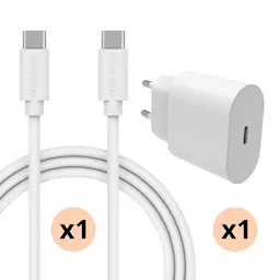 Komplet oplader Samsung Galaxy Tab A9 Plus - 2 meter kabel og vægoplader USB-C