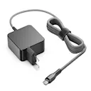 Oplader/AC-adapter USB-C 65W PD 3.0 til MacBook & PC 2m Sort