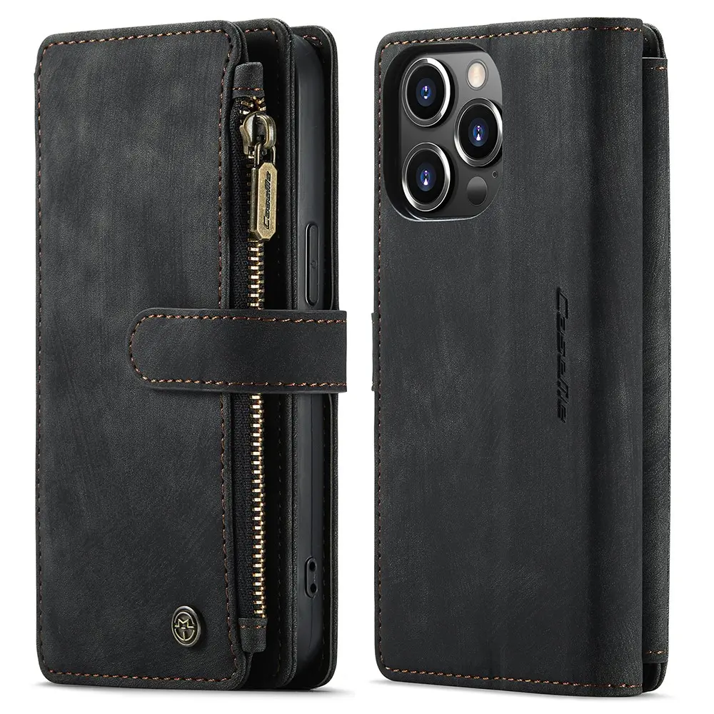 Zipper Wallet iPhone 13 Pro Sort