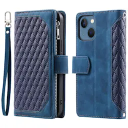 iPhone 13 Quiltet pungtaske, Blå