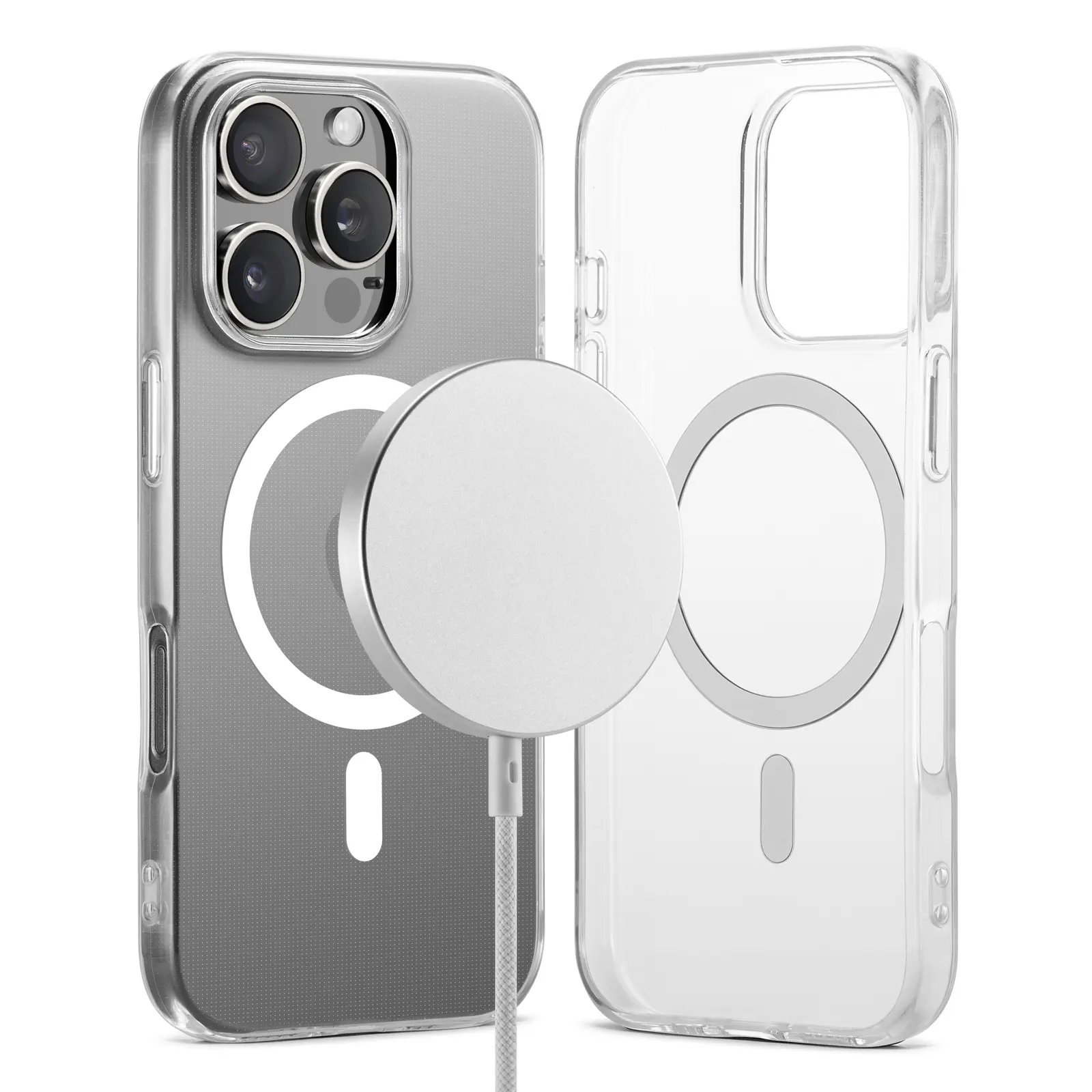 TPU Kuori MagSafe iPhone 16 Pro Kirkas