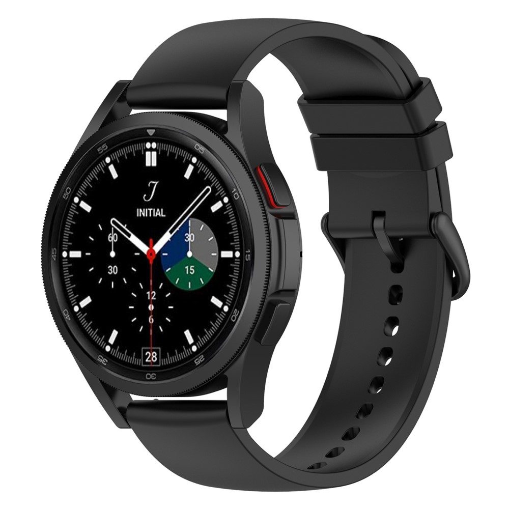 Silikonarmband Samsung Galaxy Watch 4 Classic 42mm Svart