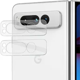 2-pak Hærdet Glas Linsebeskytter Google Pixel Fold Gennemsigtig
