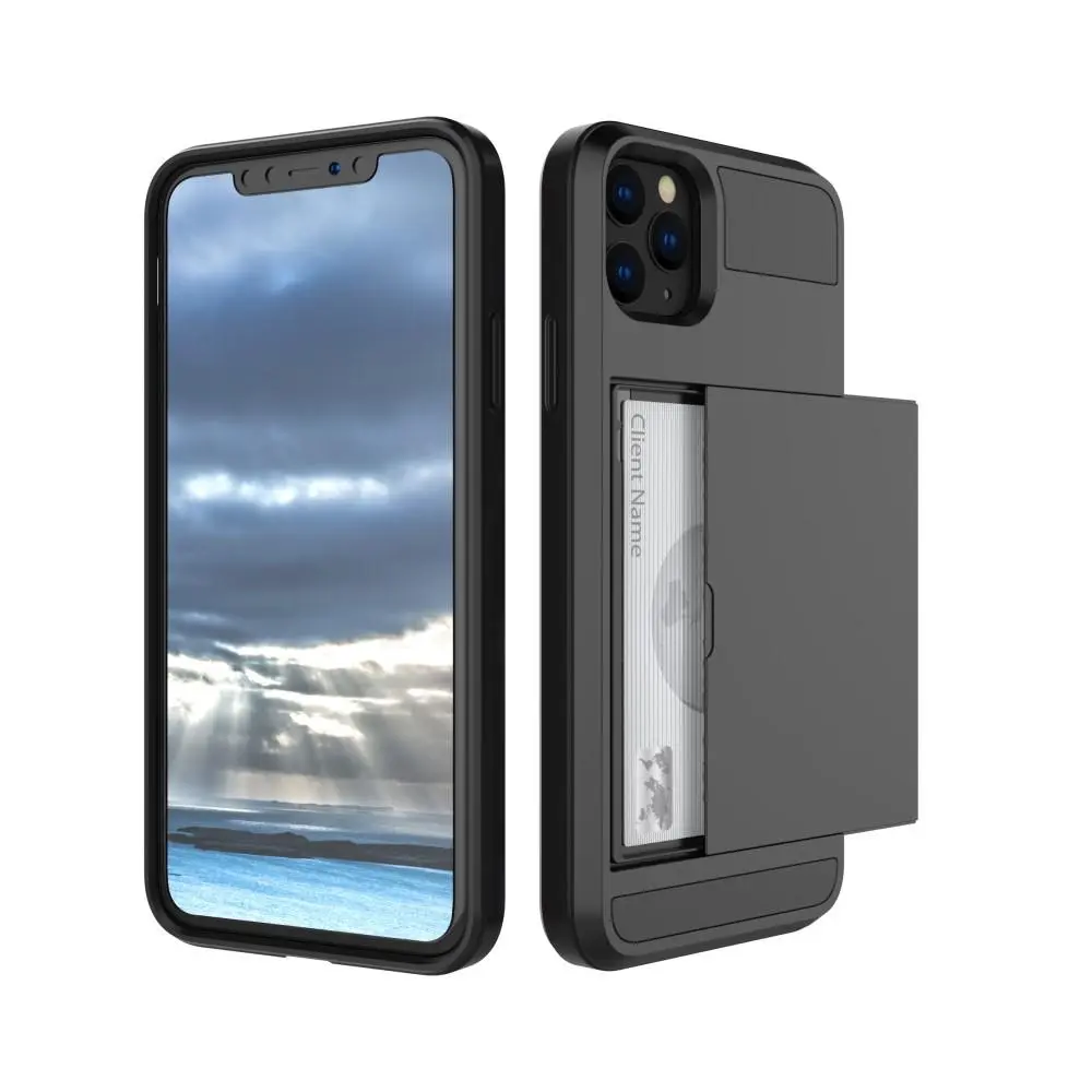 Cover Kortholder iPhone 11 Pro Max Sort