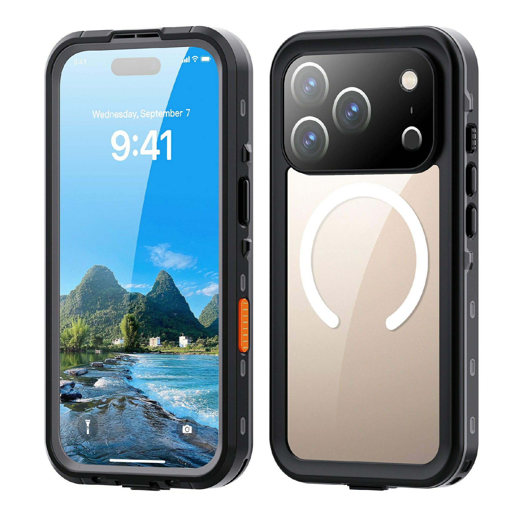 REDPEPPER Vesitiivis Kuori iPhone 17 Pro kirkas