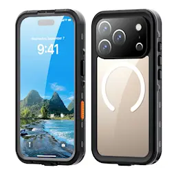 Vandtæt Cover iPhone 17 Pro gennemsigtig