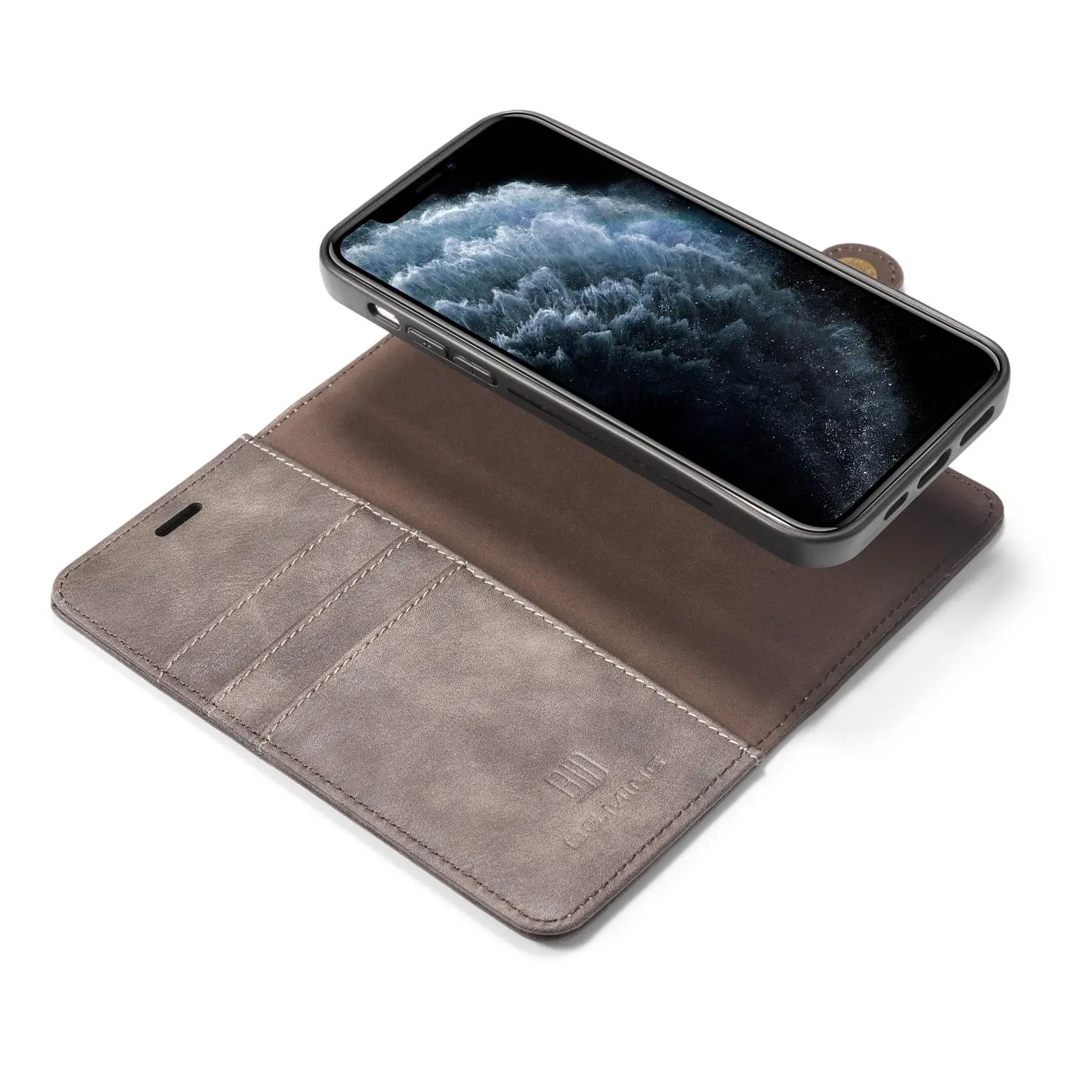 Magnet Wallet iPhone 12/iPhone 12 Pro Brown