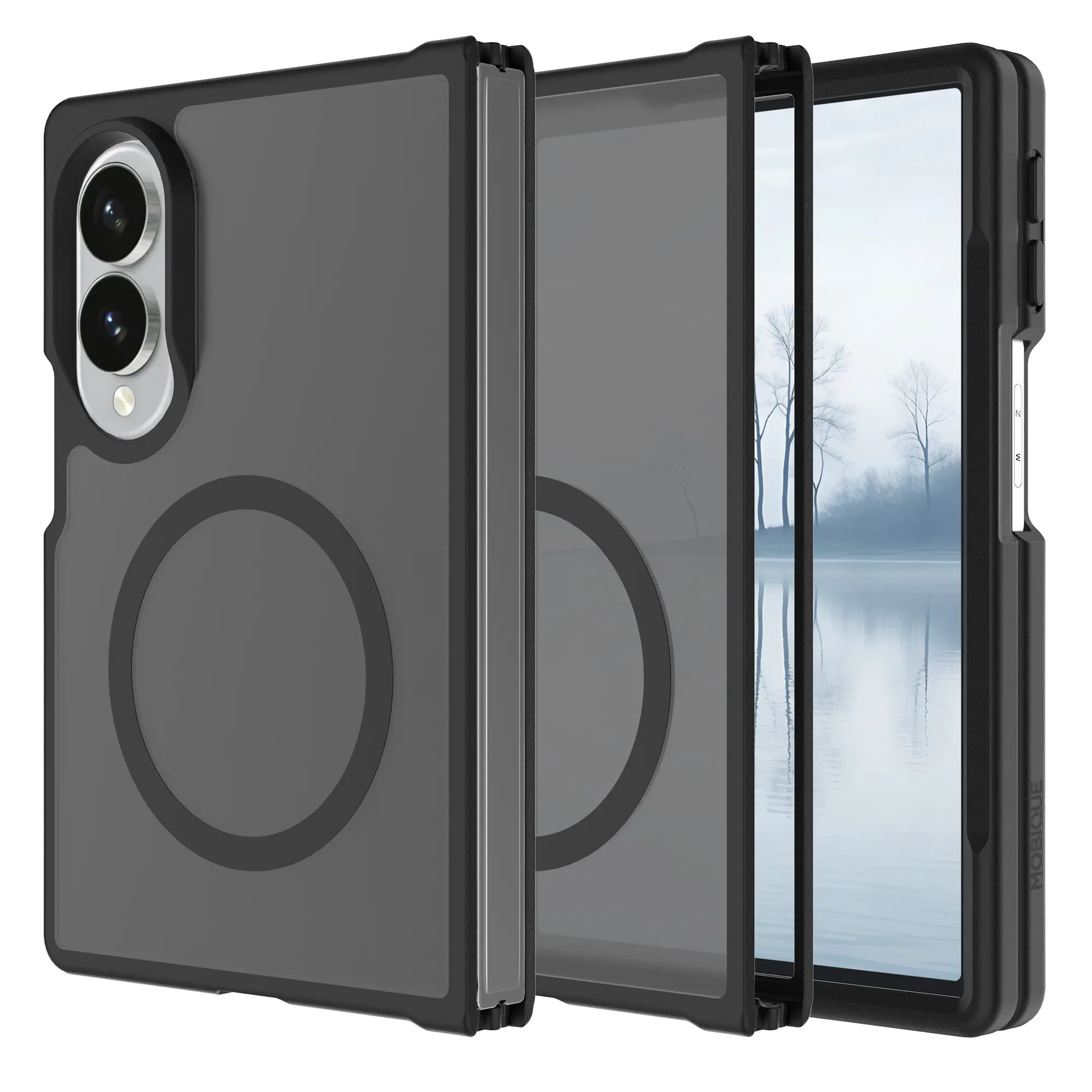 Magnetic Hybrid Cover Samsung Galaxy Z Fold 8 Frosted Black