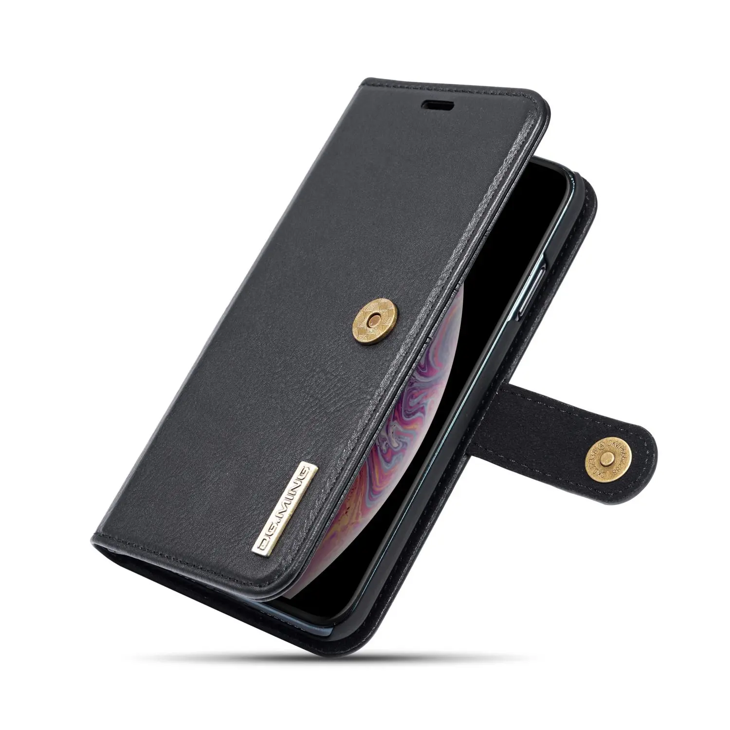 Magnet Wallet iPhone Xs Max Black