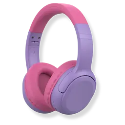 BHX1 Trådløse Børnehovedtelefoner med klistermærker Lyserød
