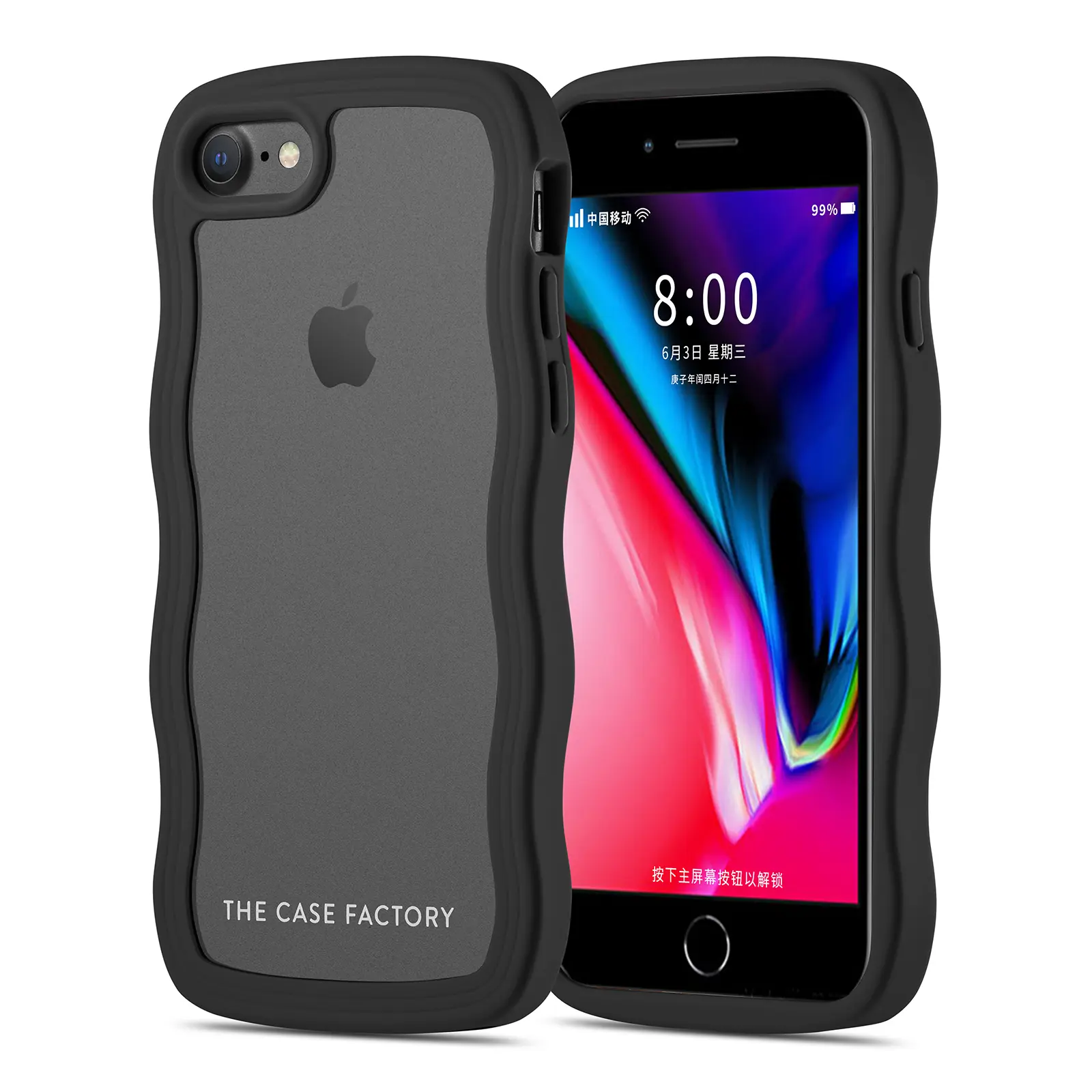 The Wave Case iPhone 8 Svart