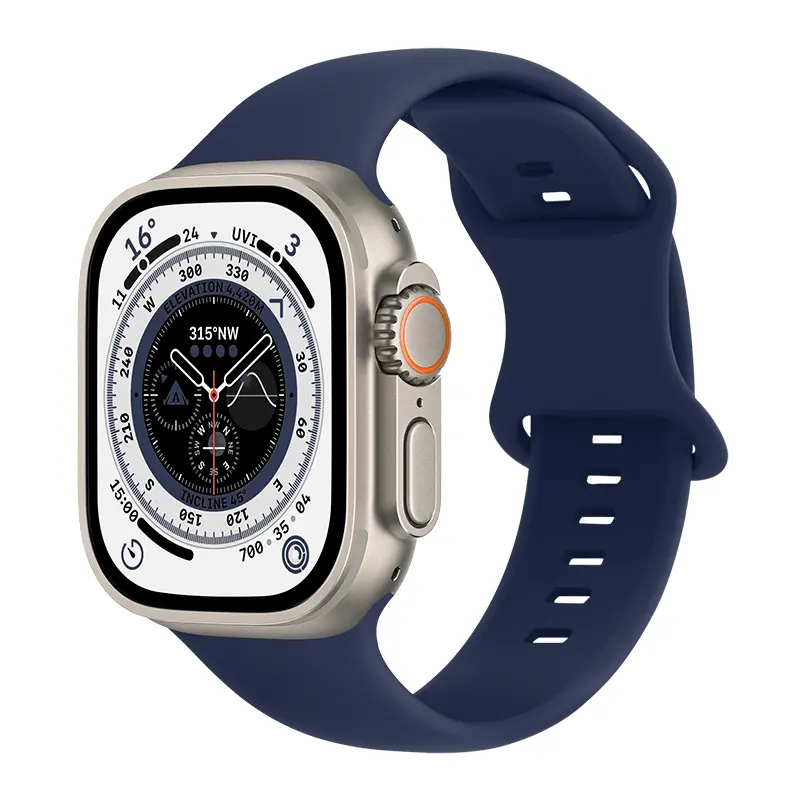 Rem af silikone til Apple Watch Ultra 49mm 1st Gen Blå