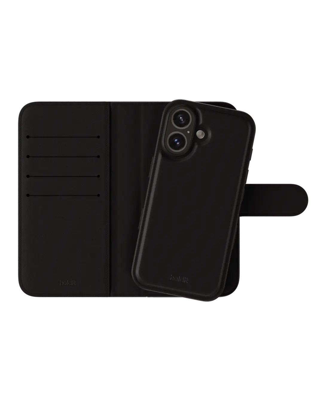 Plånboksfodral Magnet Plus iPhone 16 svart