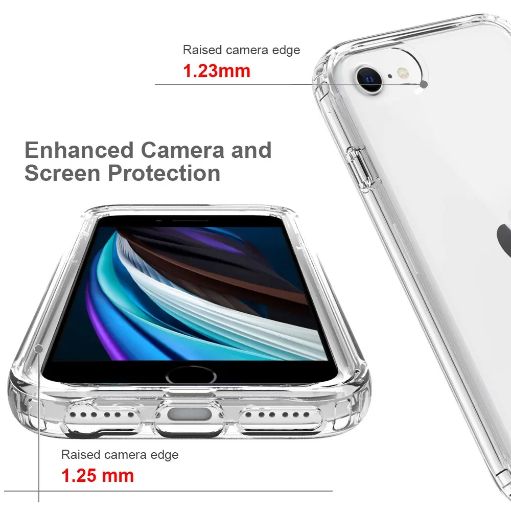 Full Cover Skal iPhone 7 Genomskinlig
