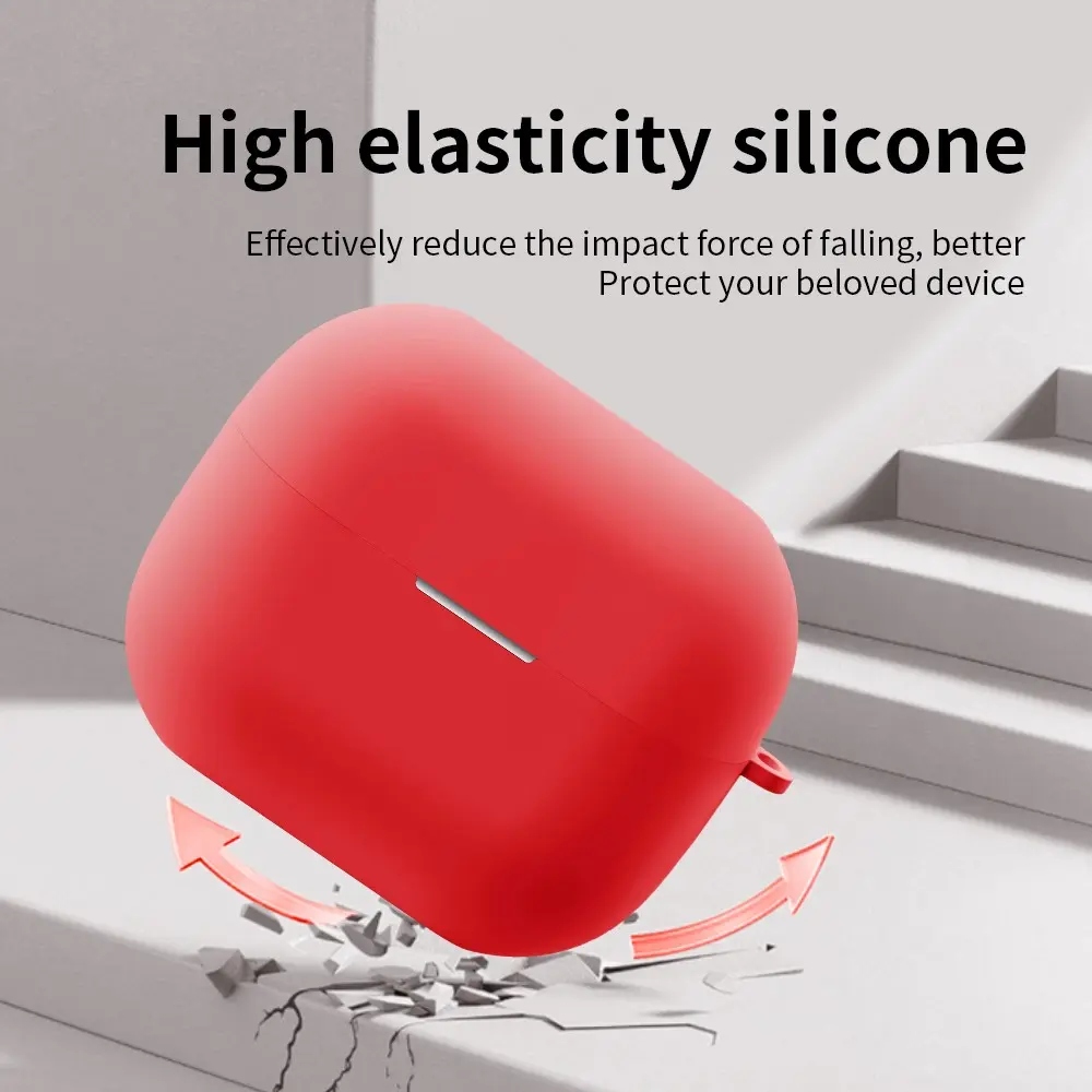 Silikonskal med karbinhake Samsung Galaxy Buds 3 Pro Svart