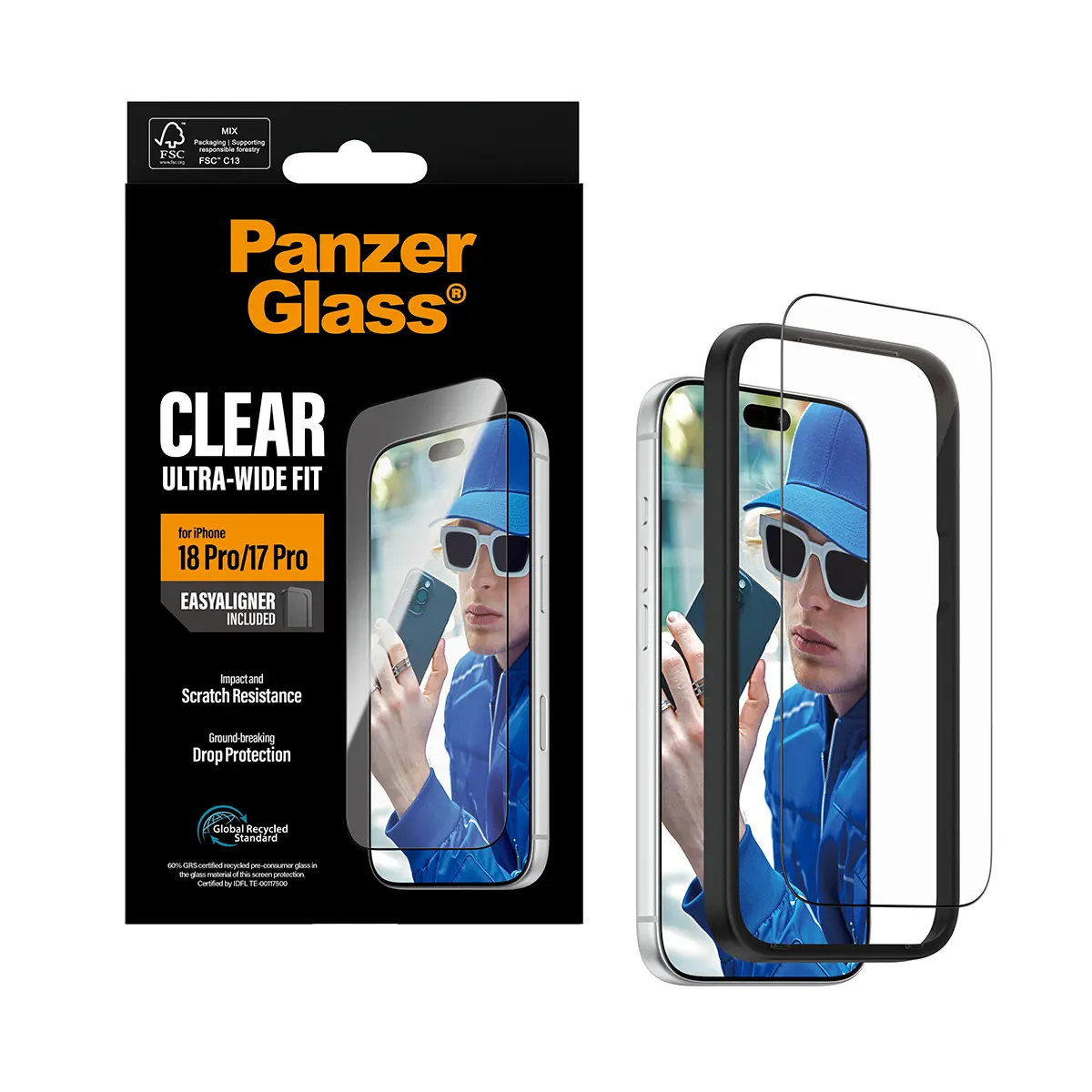 iPhone 18 Pro Screen Protector (with EasyAligner) Ultra Wide Fit