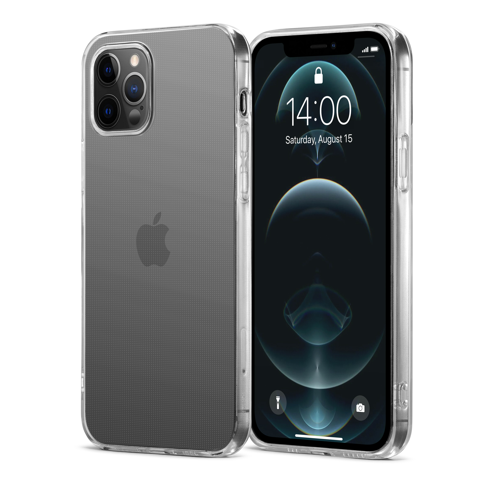 Mobique TPU Deksel iPhone 12/iPhone 12 Pro Gjennomsiktig