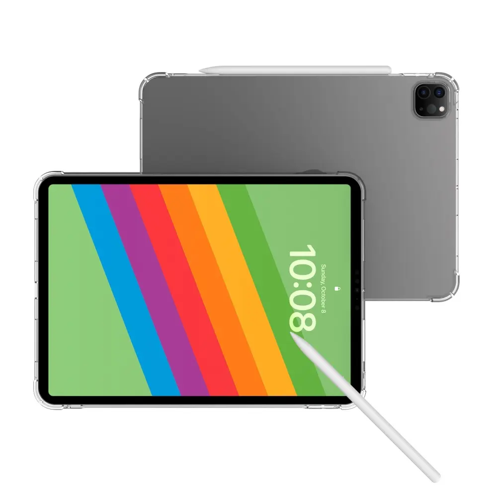 Stöttåligt Skal TPU Apple iPad Pro 13 8th Gen (2025) transparent