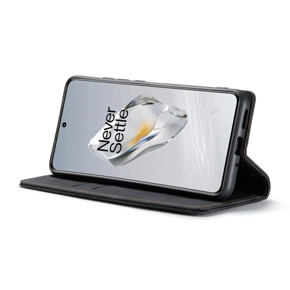 Slim Plånboksfodral  OnePlus 12 Svart