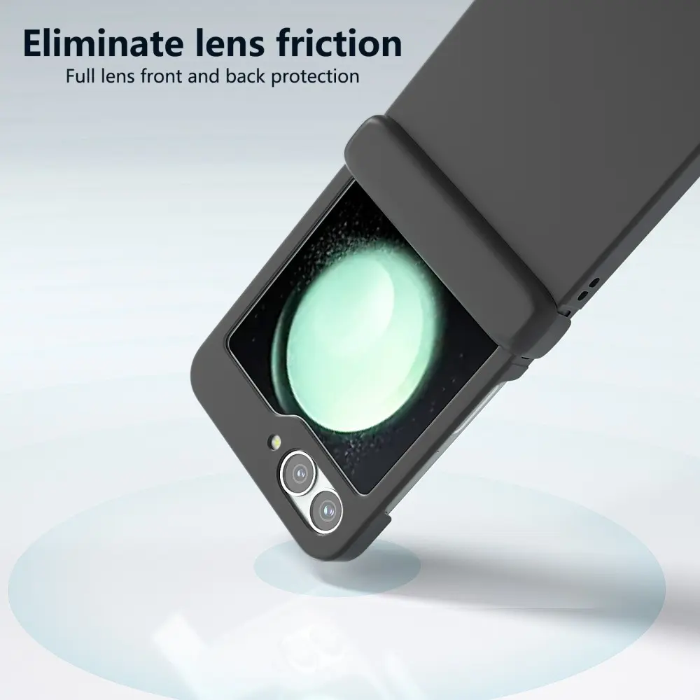 Hårdskal Gummerat Hinge Protection Samsung Galaxy Z Flip 7 FE Svart