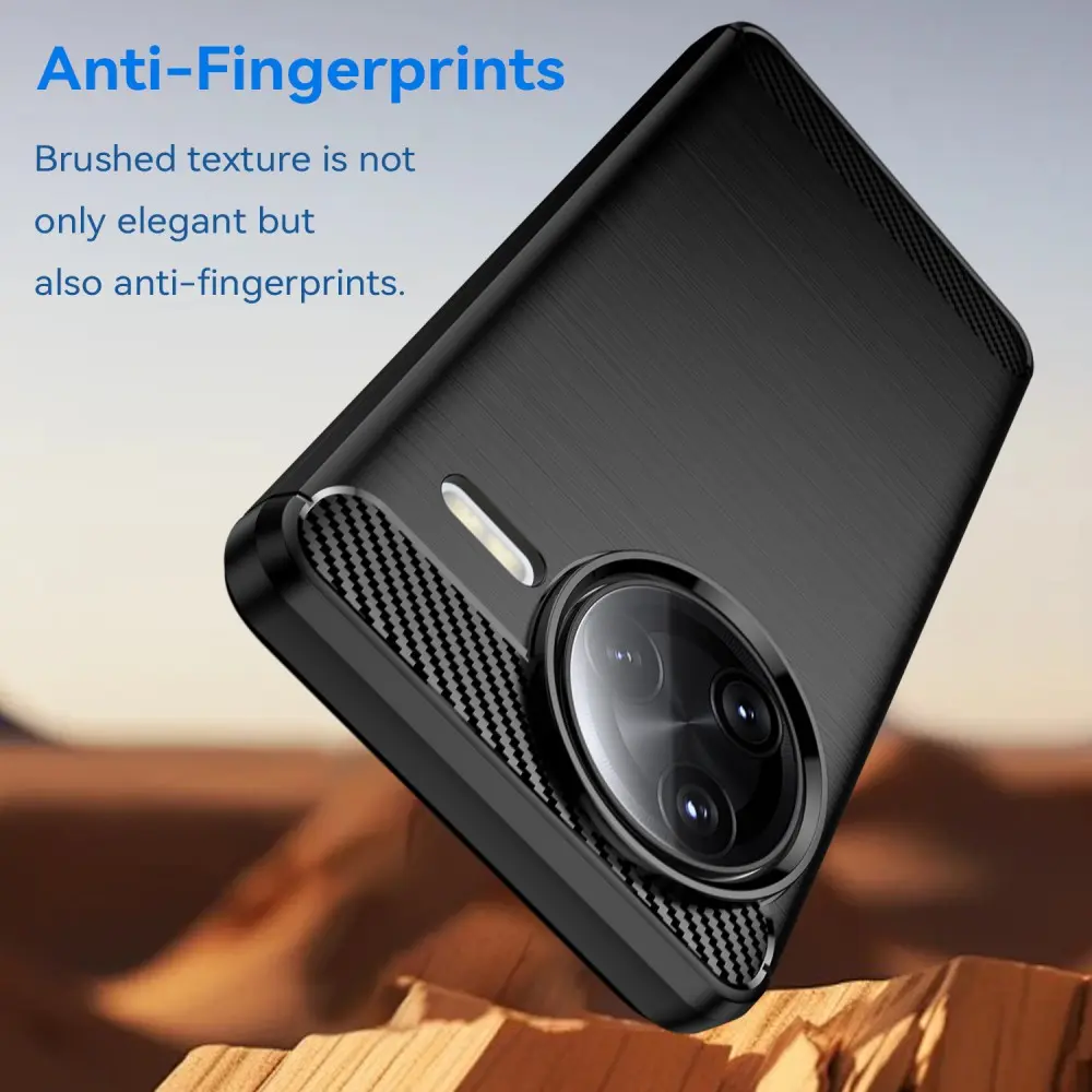 Xiaomi Poco F7 Ultra Skal TPU Brushed Svart